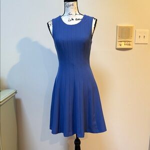 White House Black Market Royal Blue Sleeveless Mini Dress